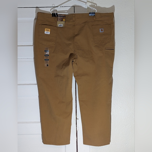Carhartt Relax Fit 54x32 Men's Tan Rugged Flex - Picture 4 of 6